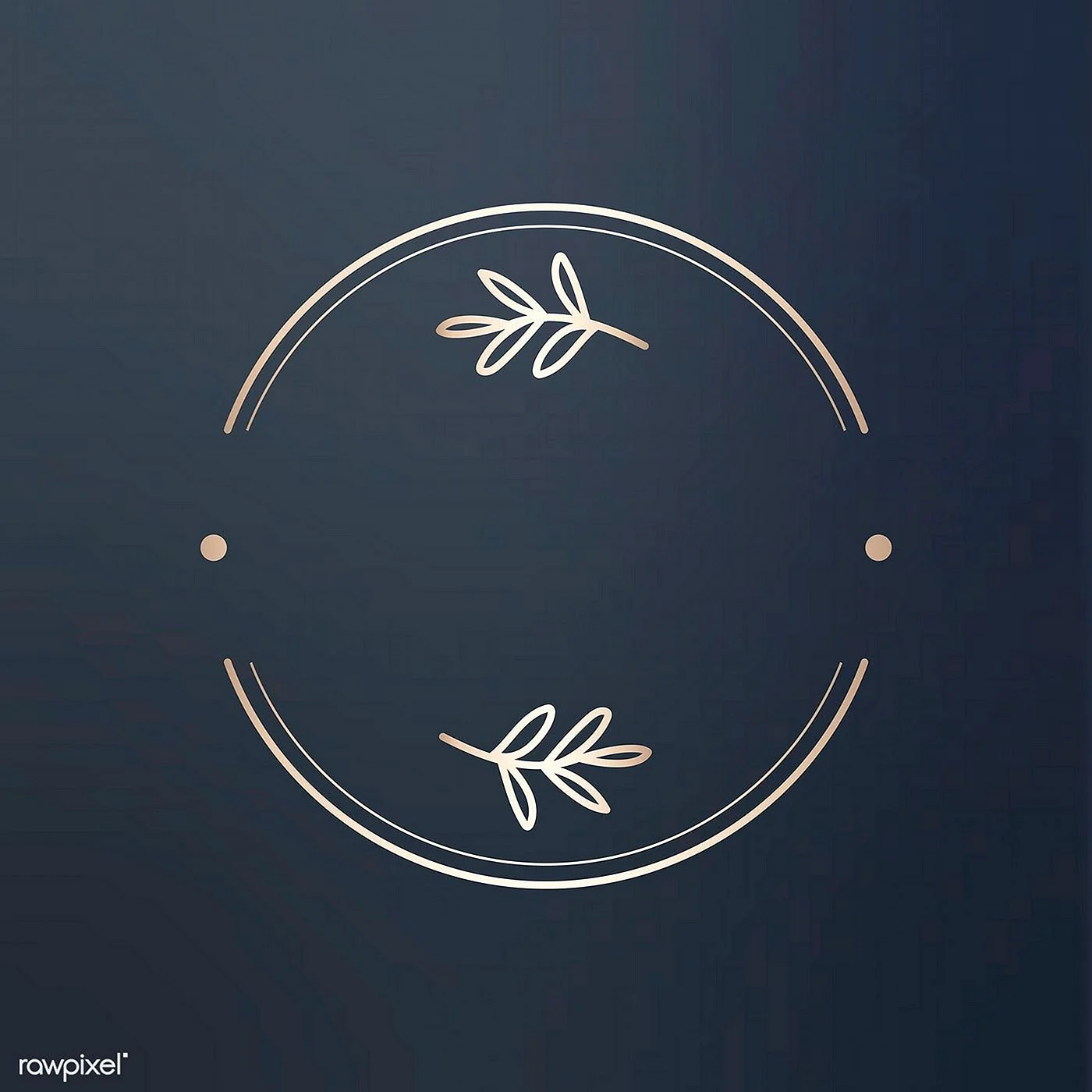 Логотип круглый стильный