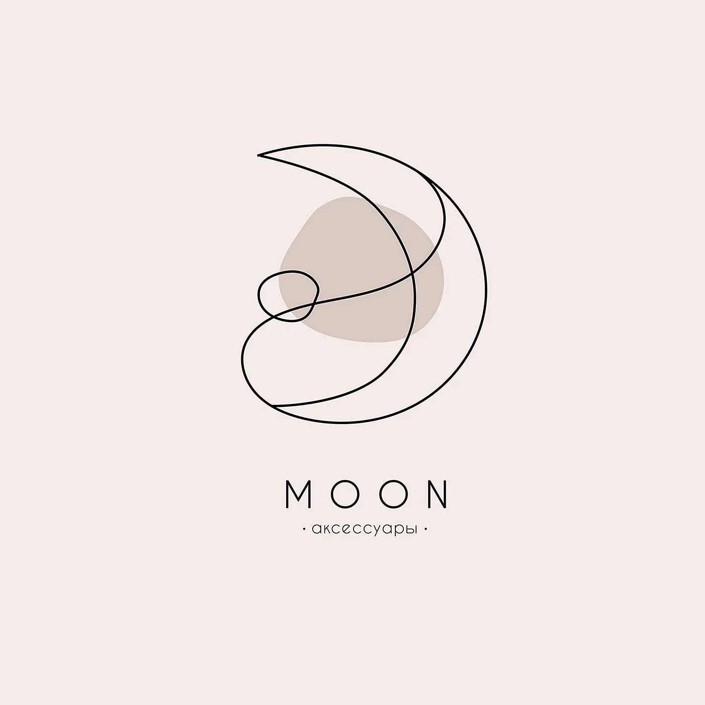 Логотип Луна дизайн