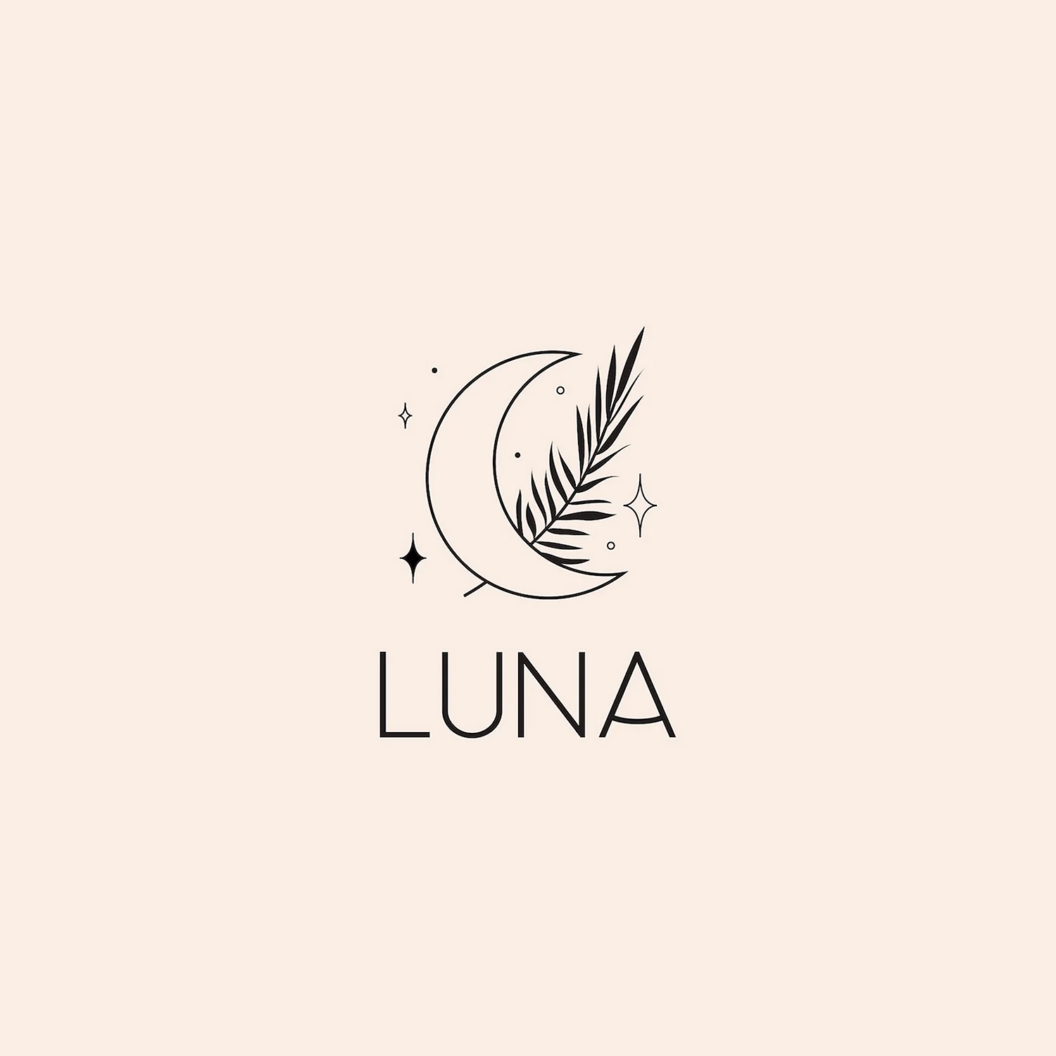 Логотип Луна дизайн