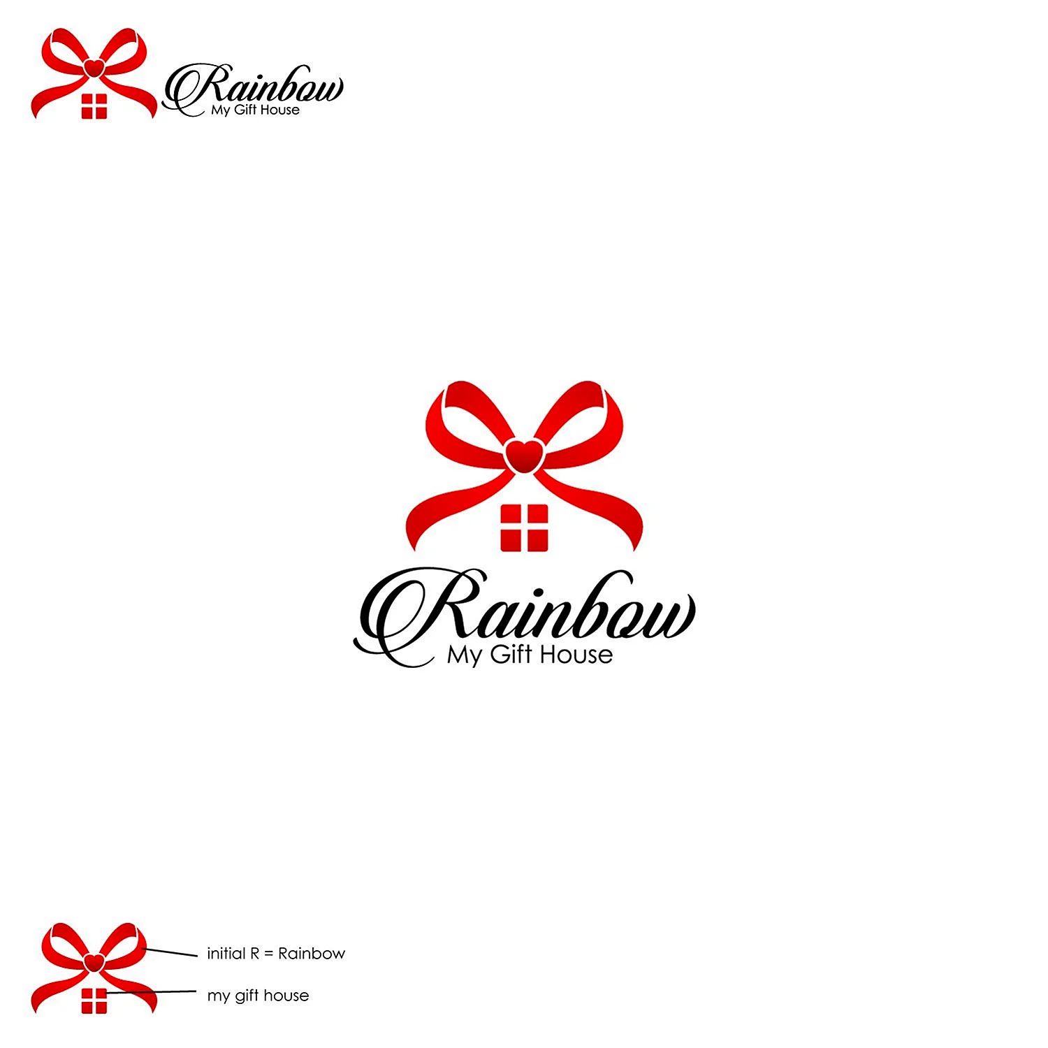Логотип магазина подарков