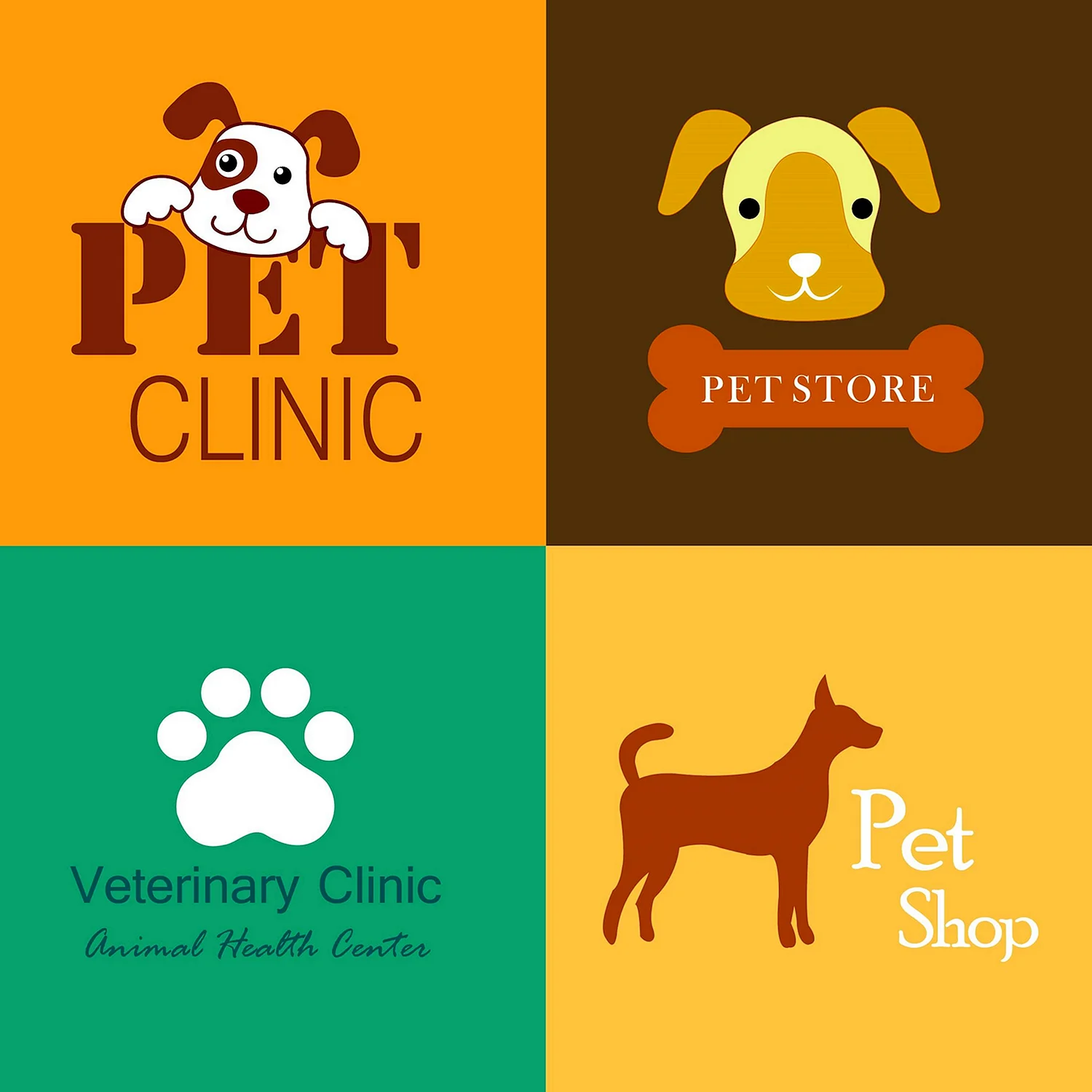 Логотип магазина товаров для животных