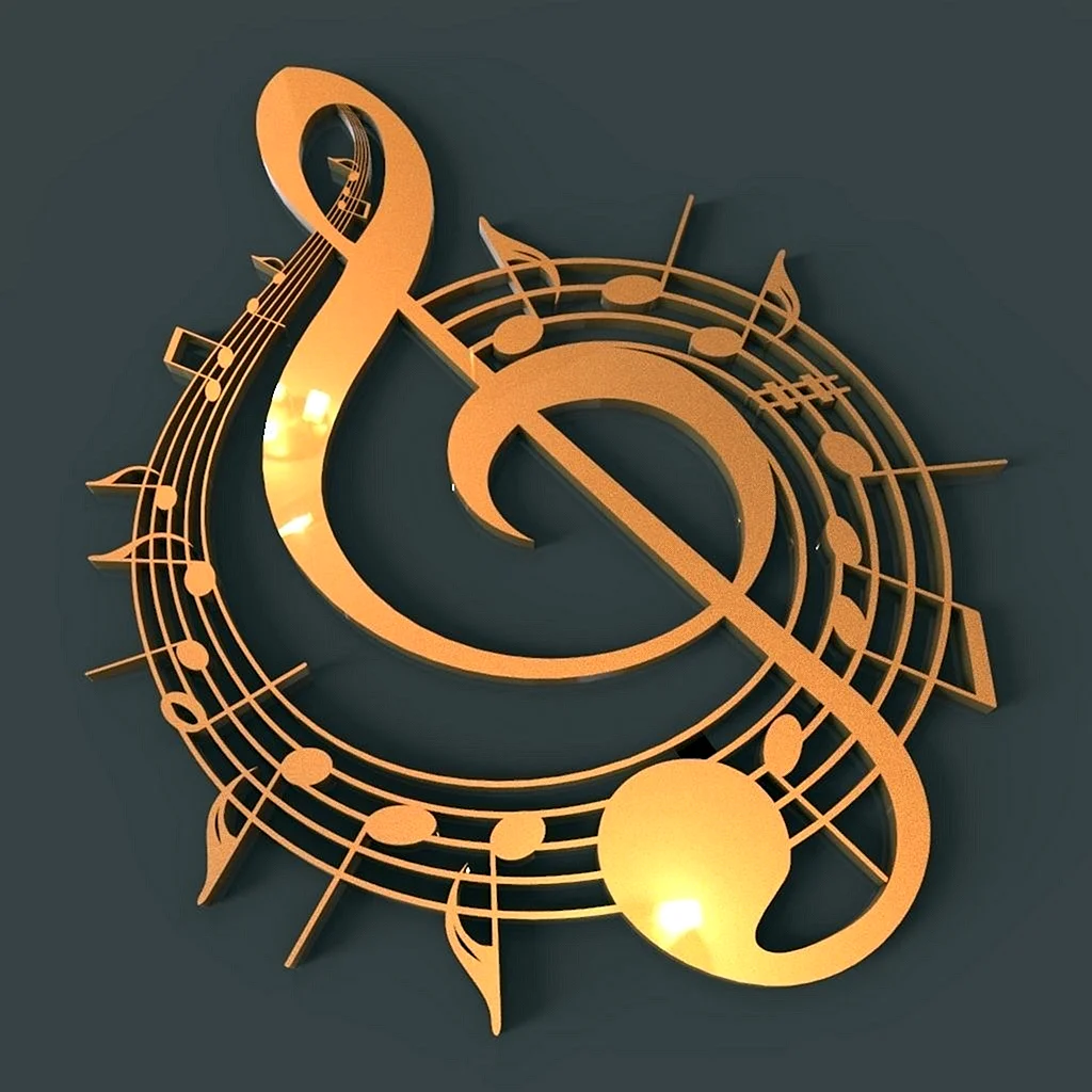 Логотип на музыкальную тематику