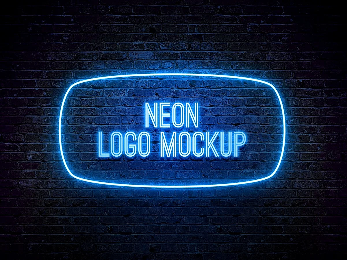 Логотип неон