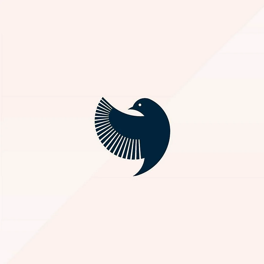 Логотип птичка