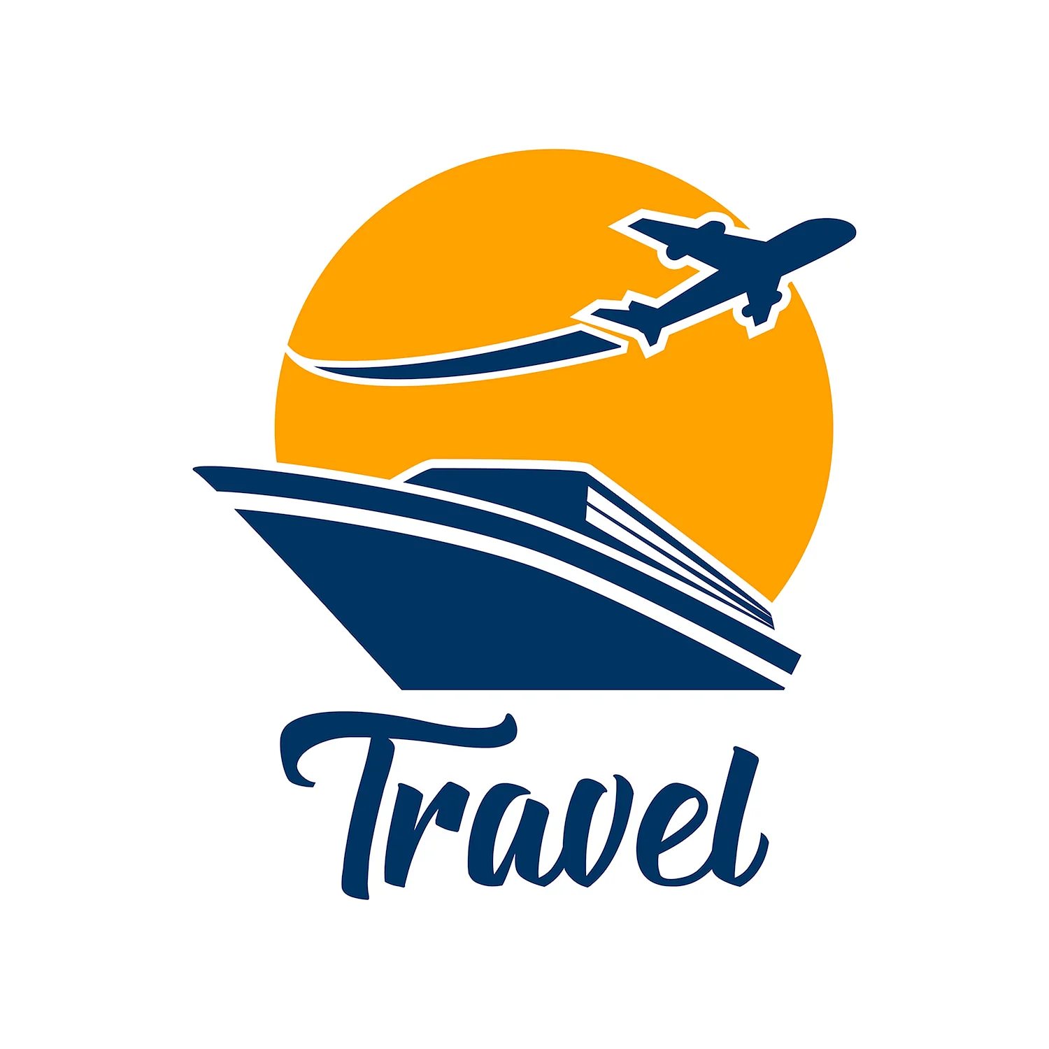 Логотип путешествия