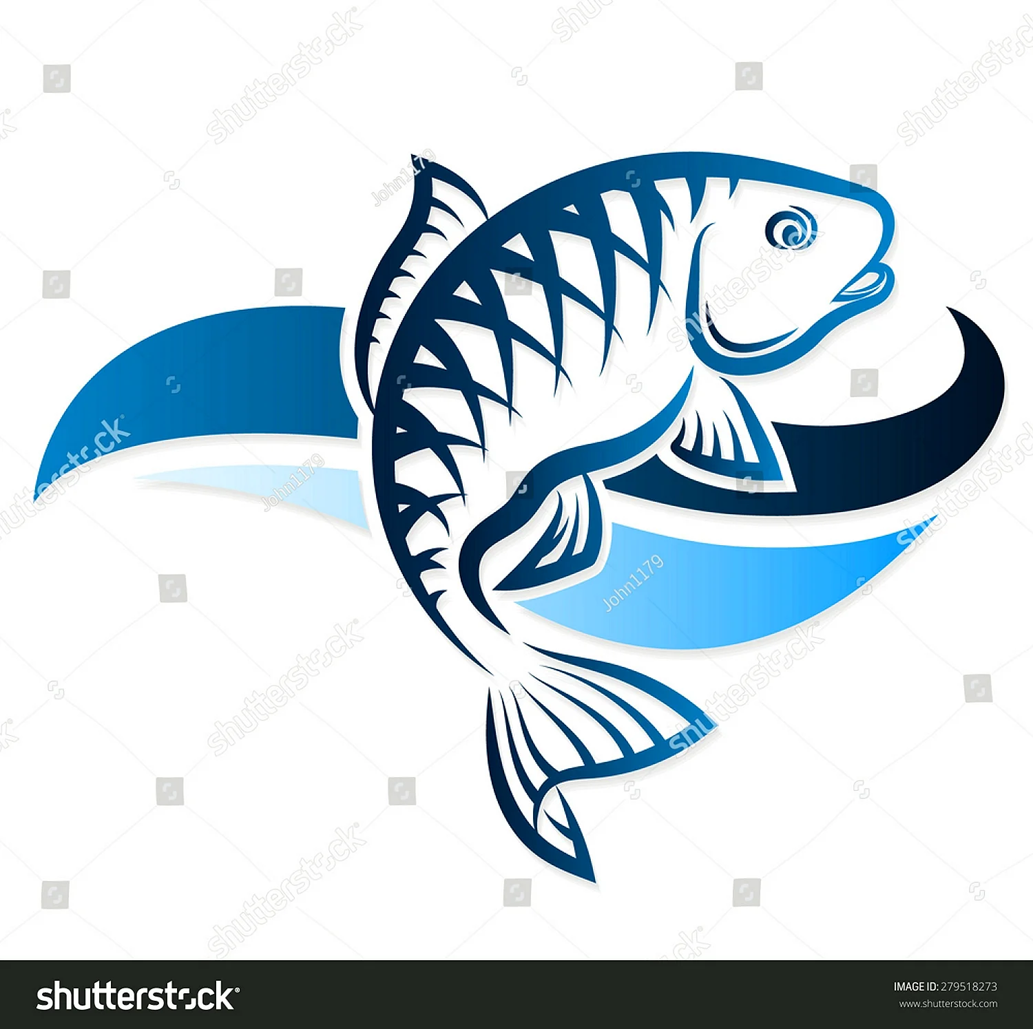 Логотип рыбка