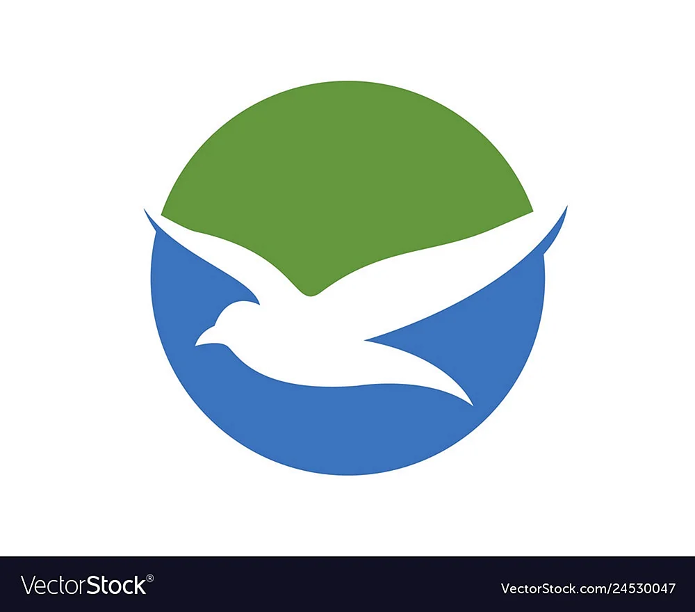 Логотип с чайками