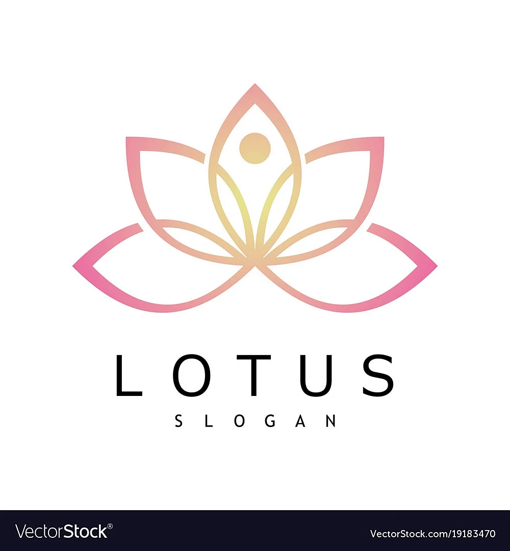 Логотип цветок лотоса