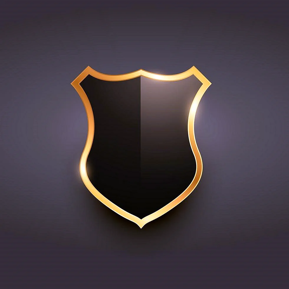 Логотип в форме щита