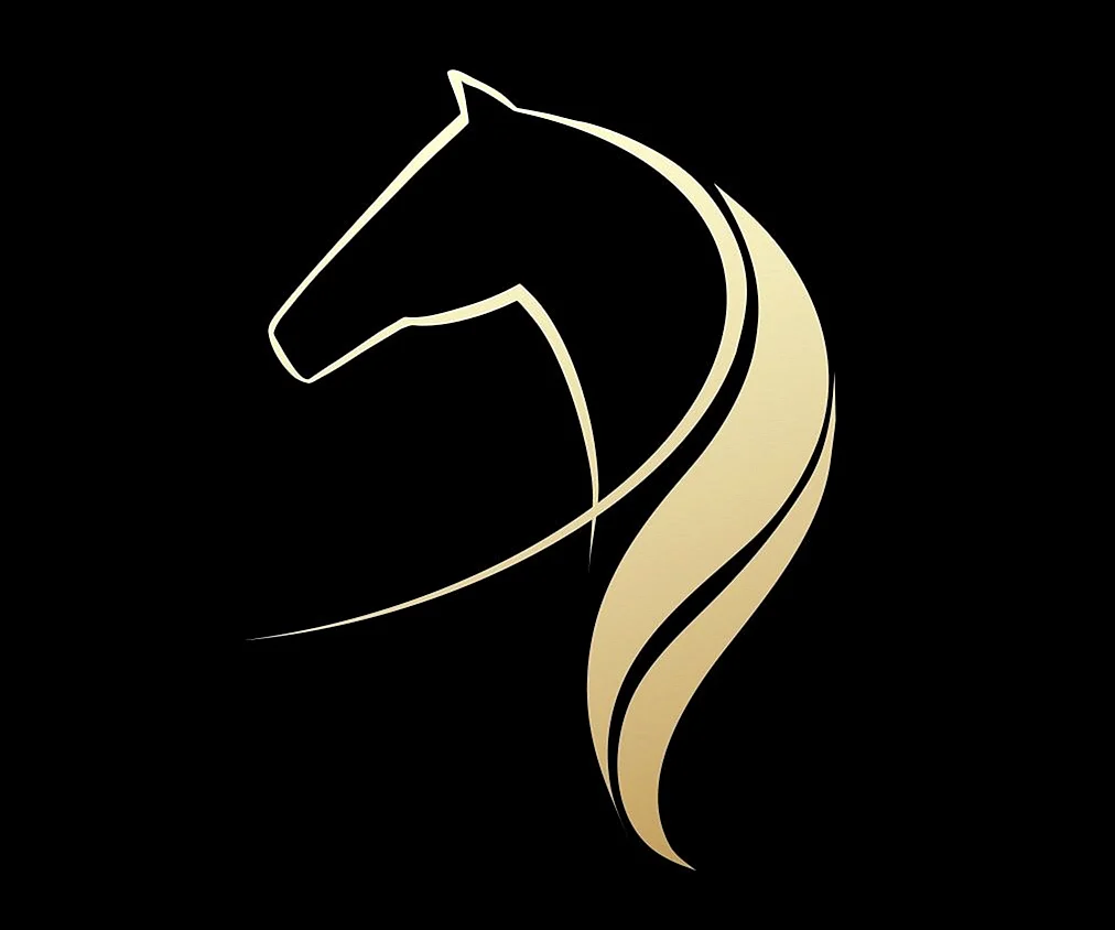 Логотип в виде головы лошади