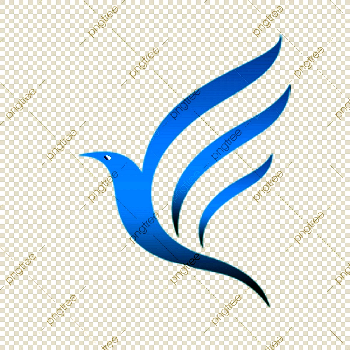 Логотип в виде птицы