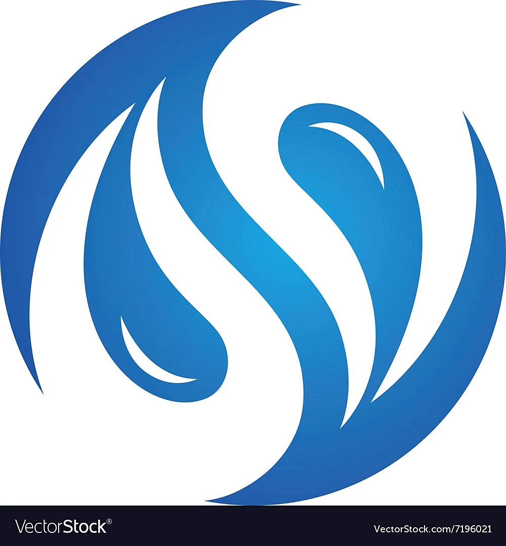 Логотип воды ом
