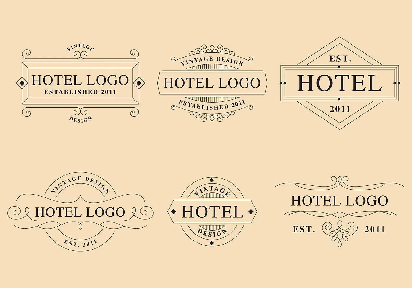 Логотипы гостиниц и отелей