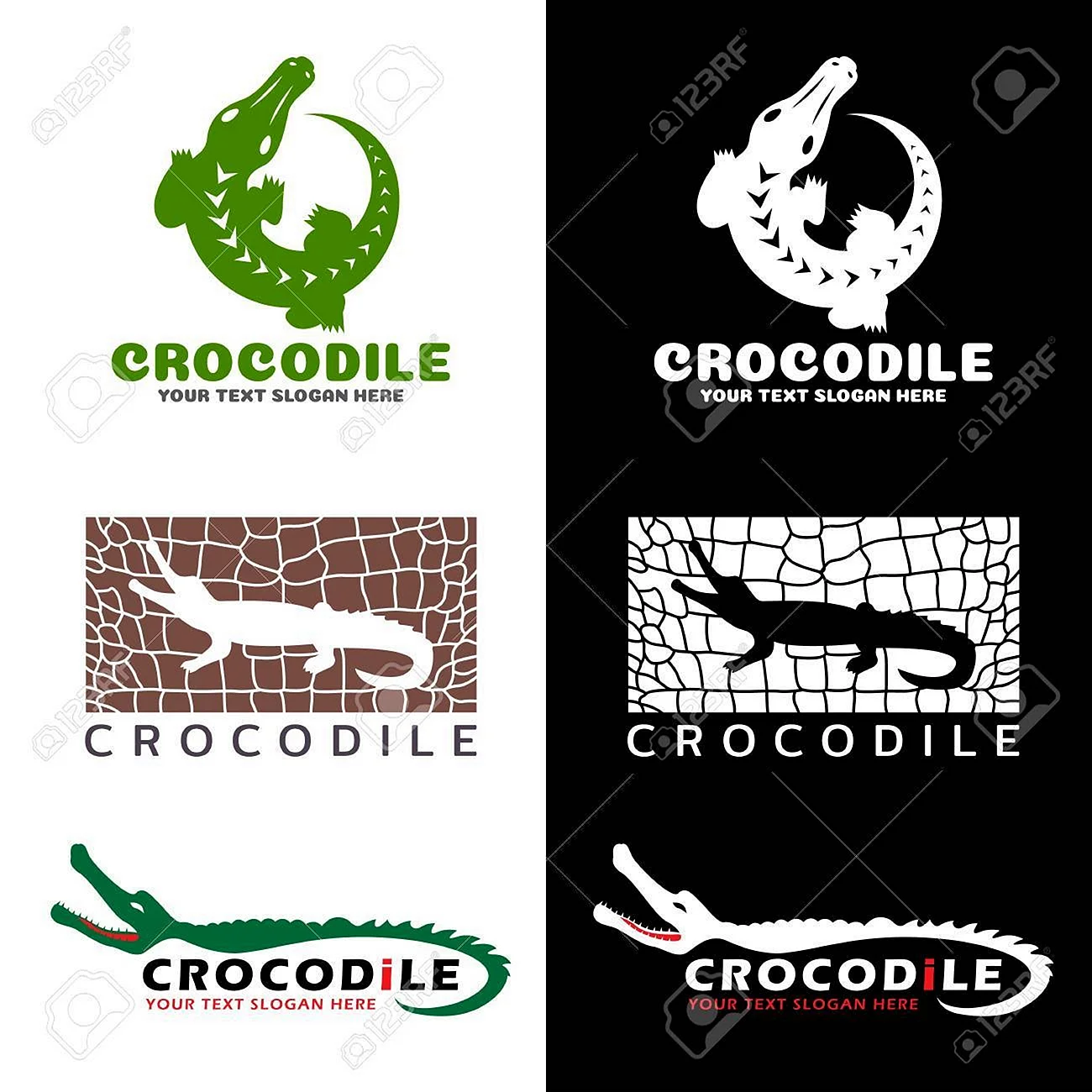 Логотипы и названия фирм крокодил