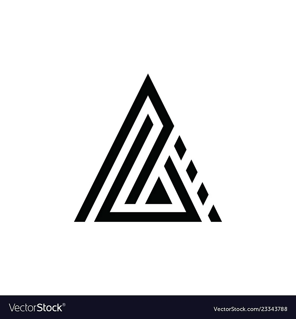 Логотипы компаний с треугольниками