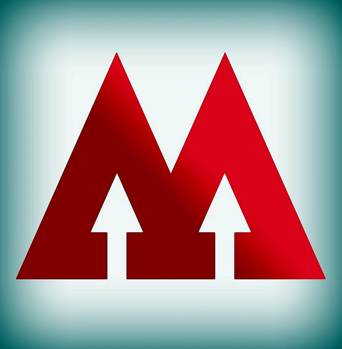 Логотипы красный m