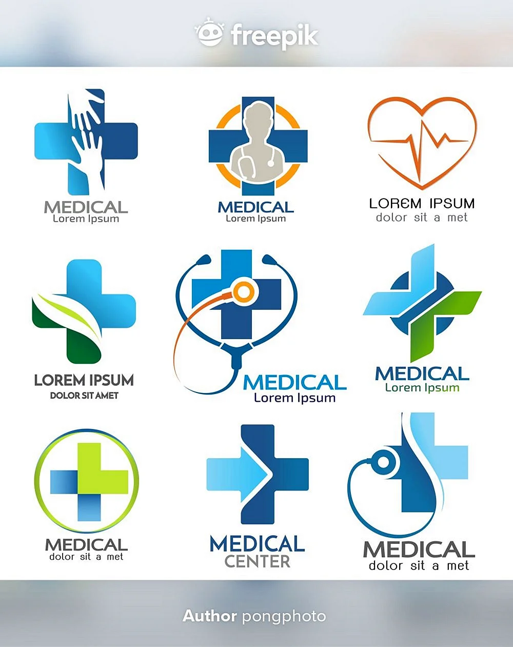 Логотипы медицинских компаний
