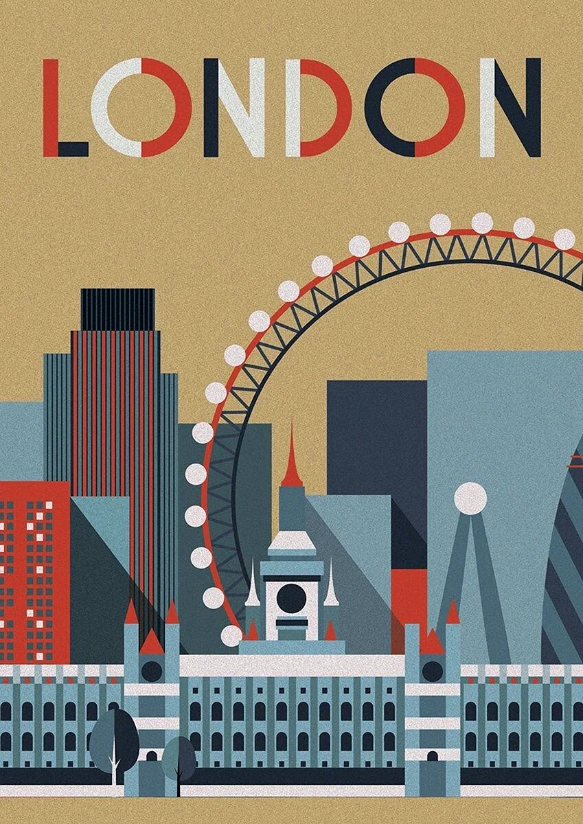 Лондон плакат