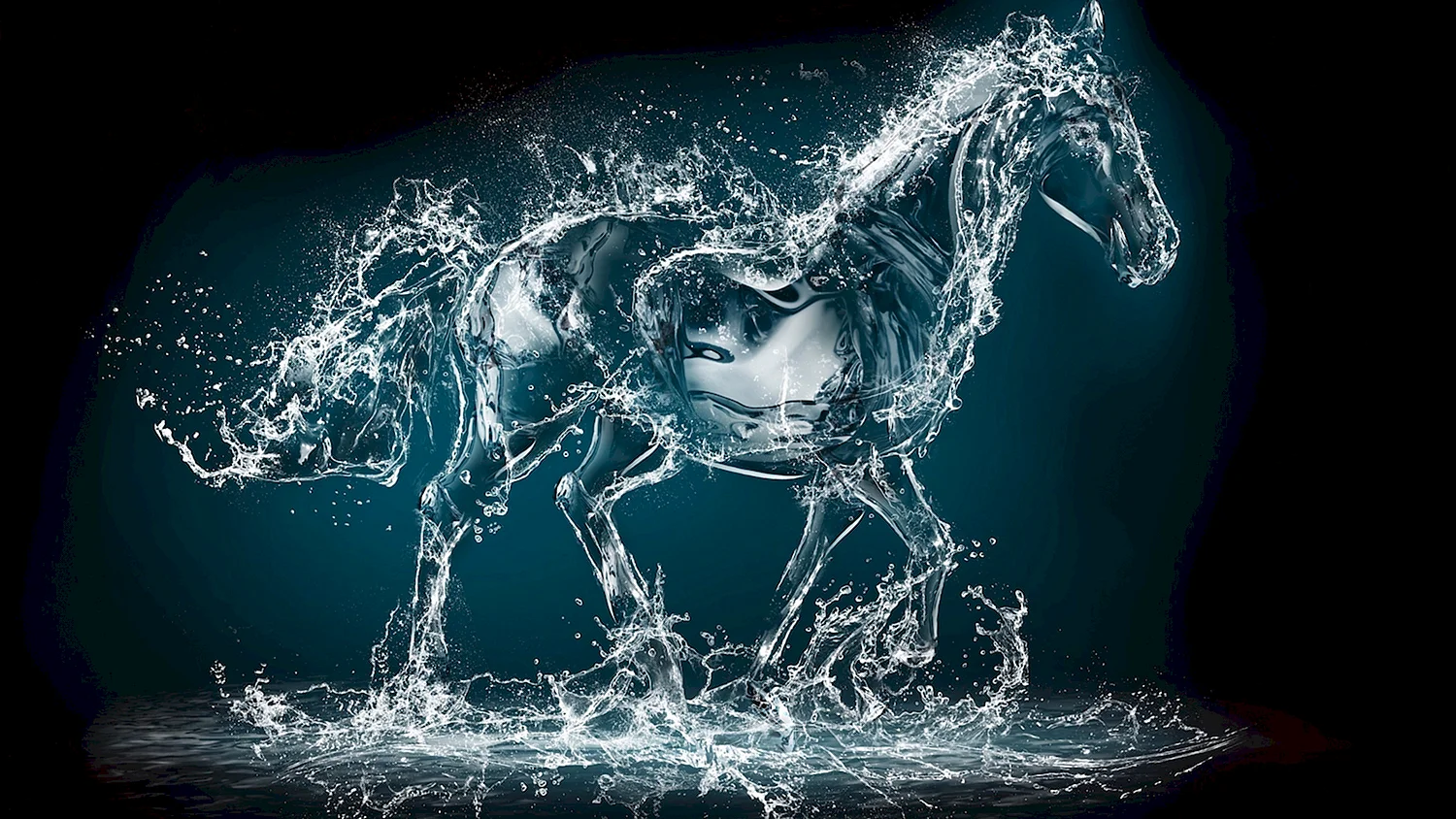 Лошадь из воды