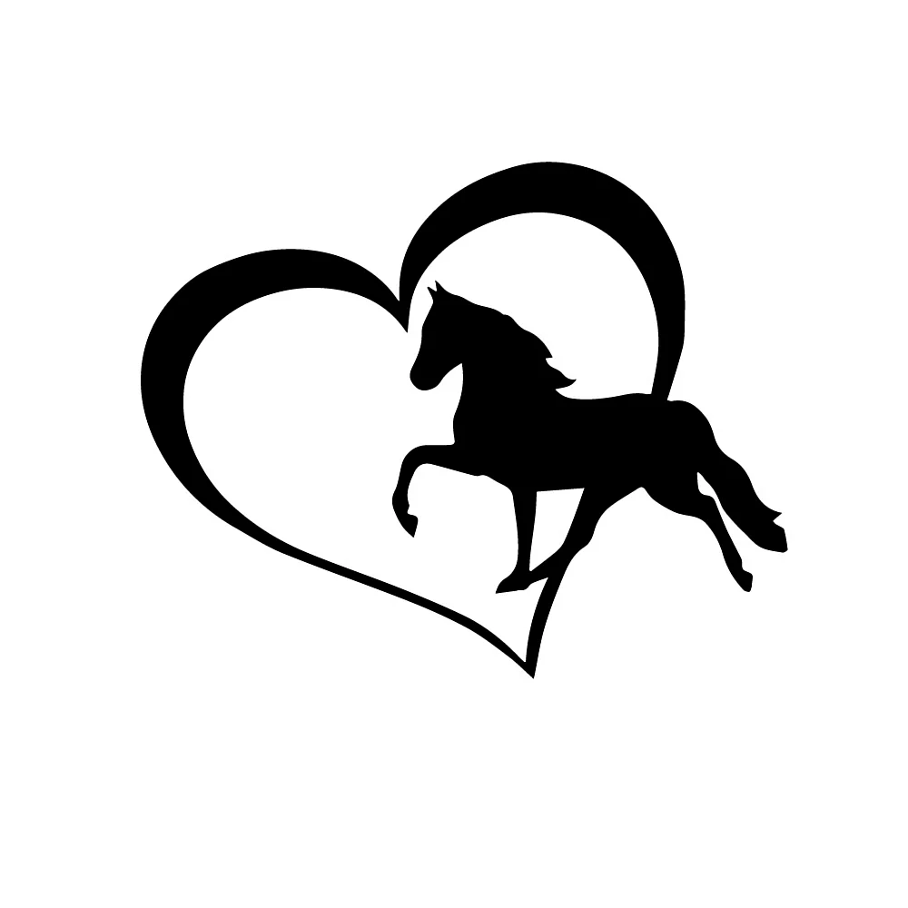 Лошадь с сердечком