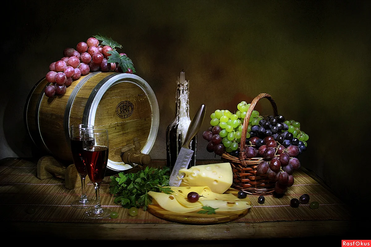 Лучано натюрморт виноград