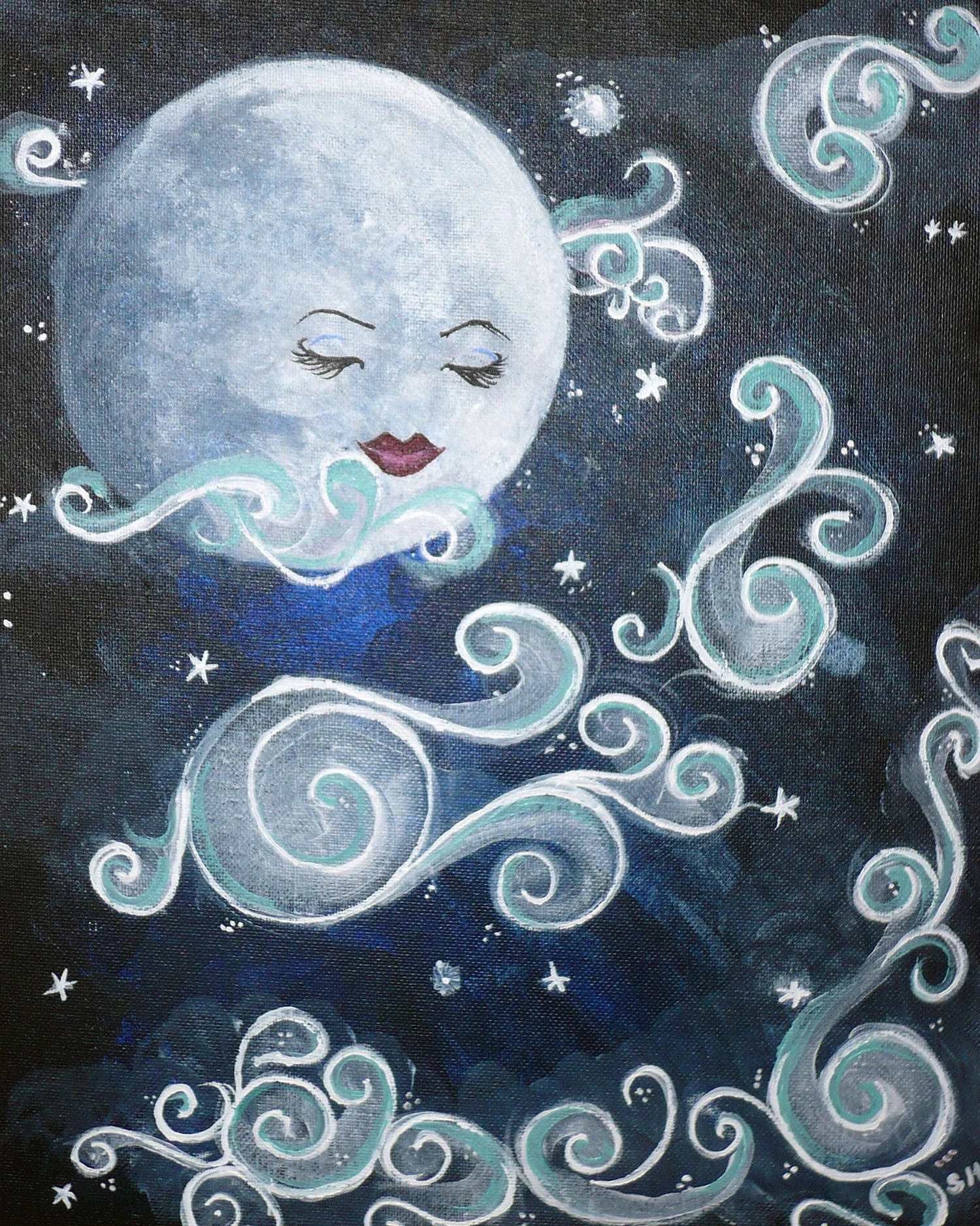 Луна для рисования