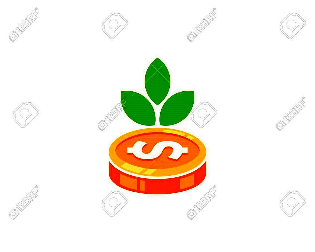 Магазин Монетка логотип на прозрачном фоне