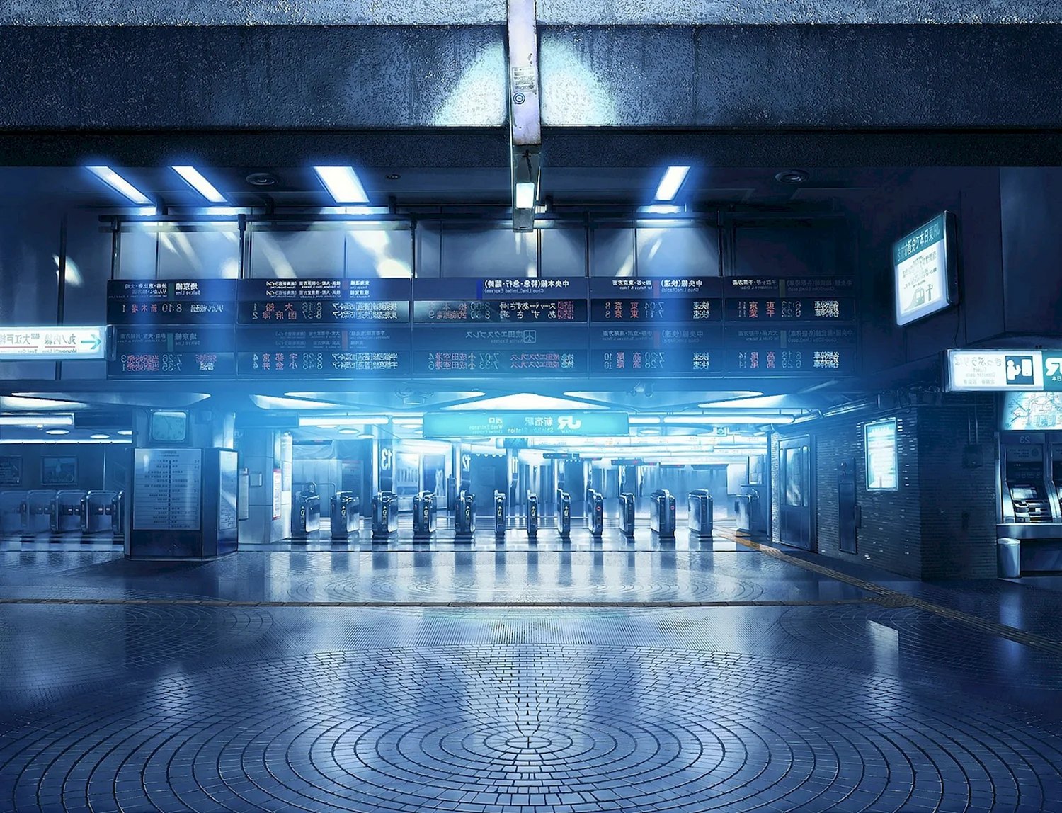 Макото Синкай метро