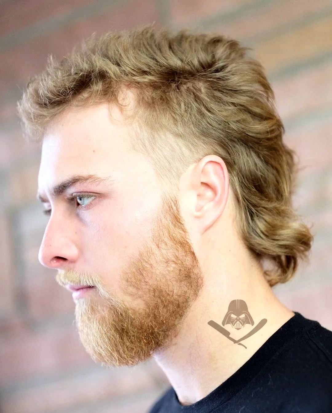 Стрижка маллет Mullet мужская