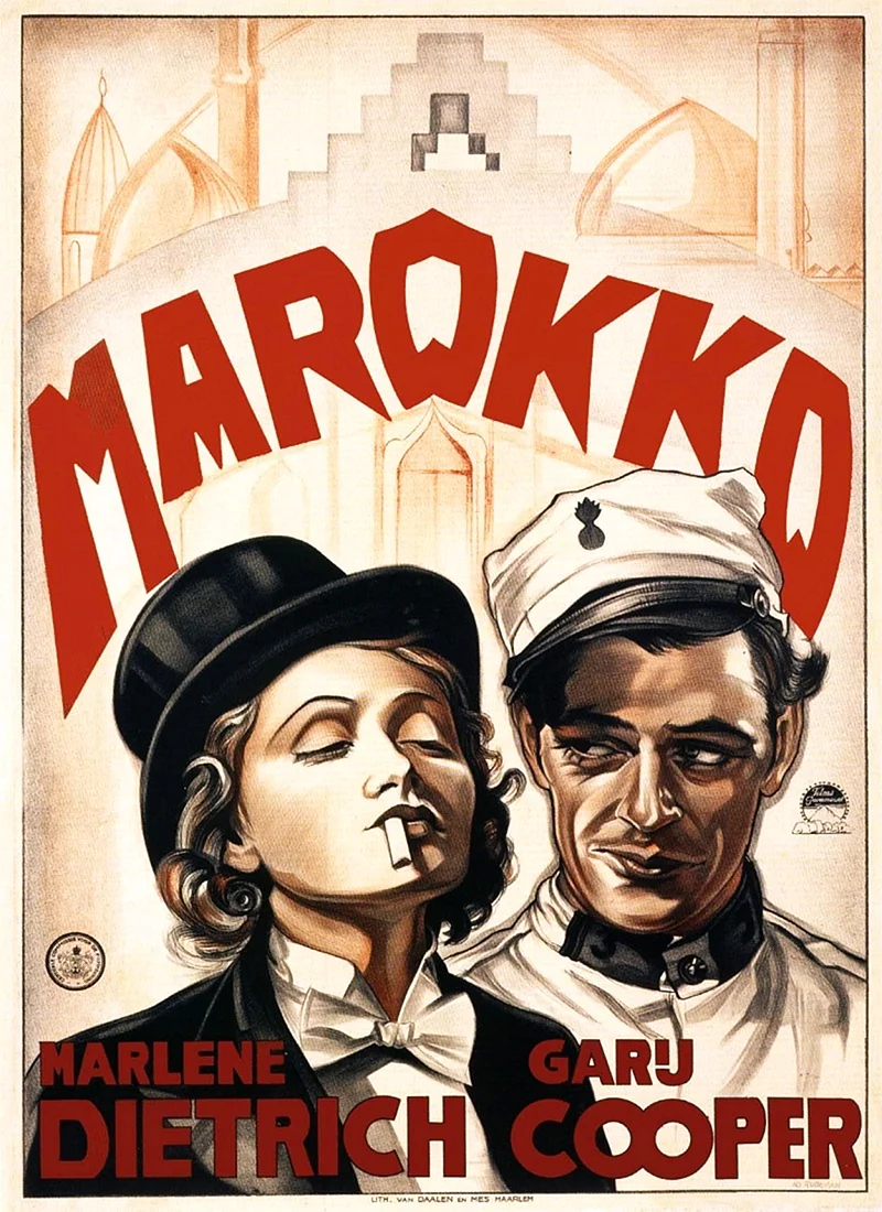 Марокко фильм 1930 Постер