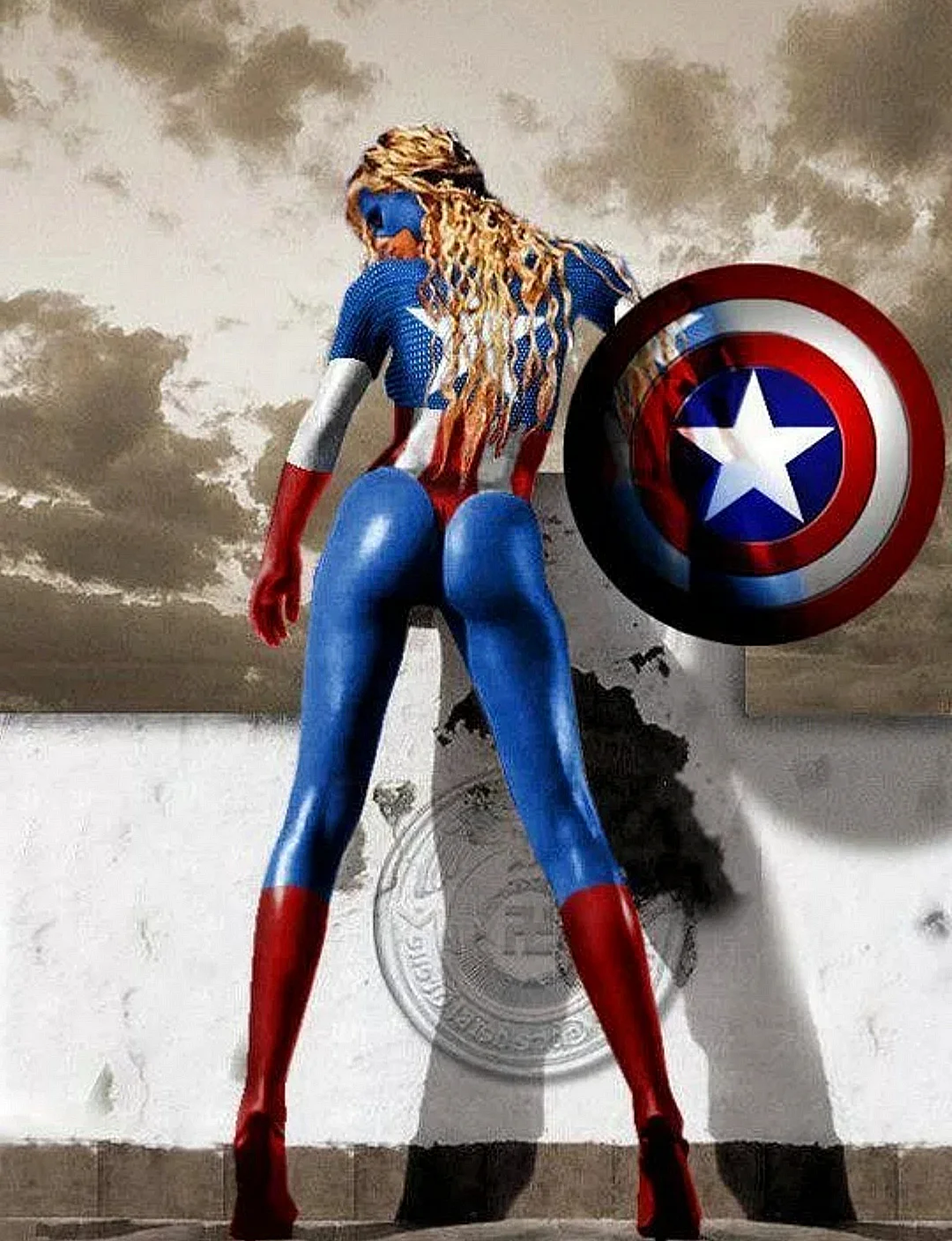 Марвел Капитан Америка девушка