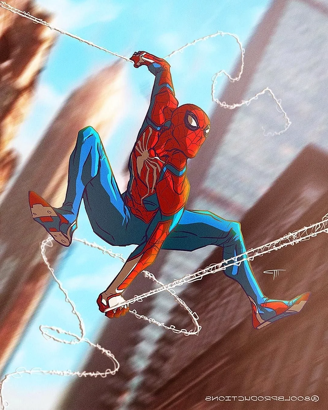Marvel's Spider man ps4 арт
