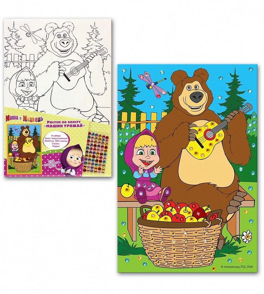 Маша и медведь рисунок
