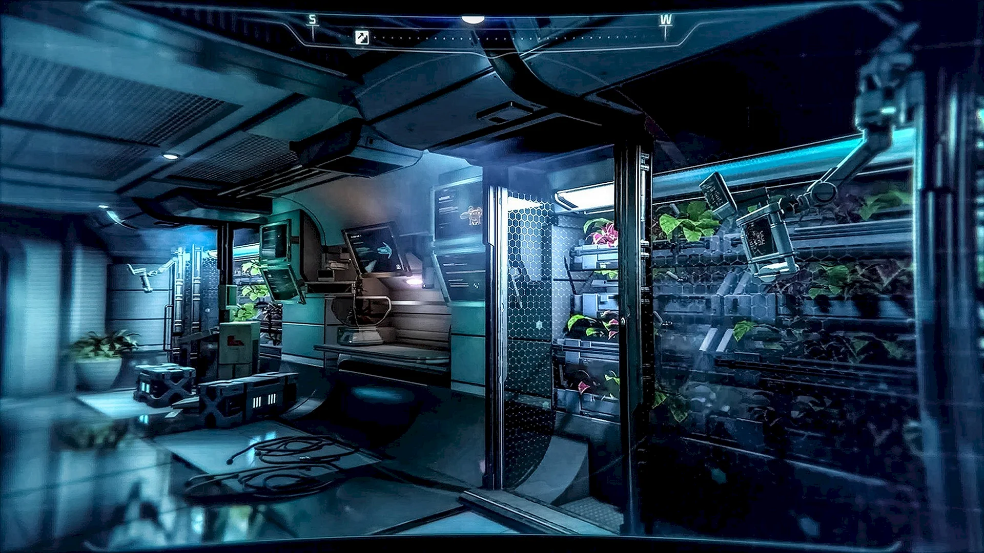 Mass Effect интерьер корабля