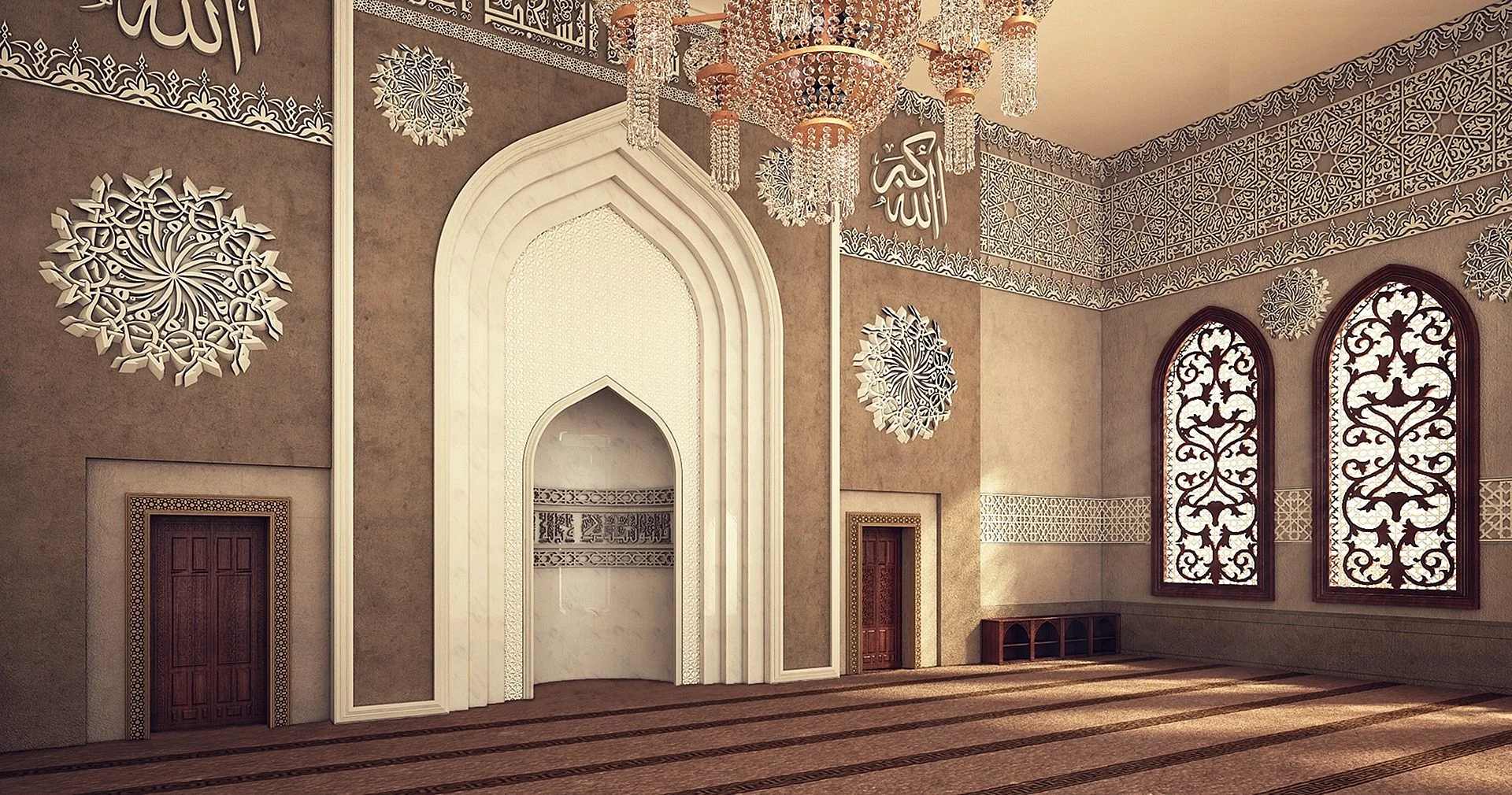 Мечети интериор