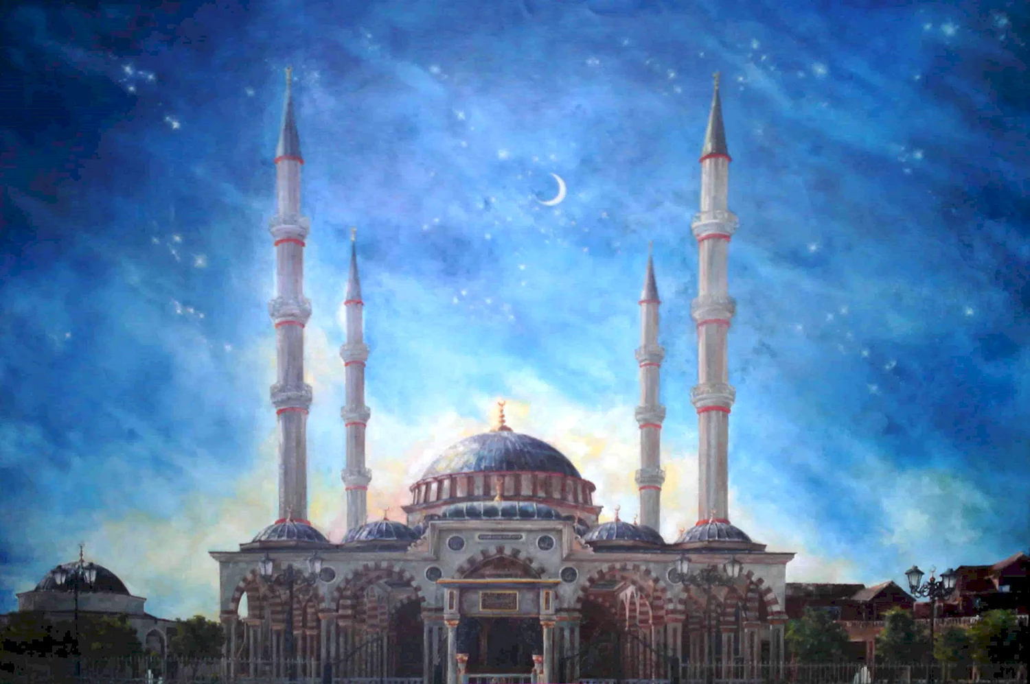 Мечети на картинах художников