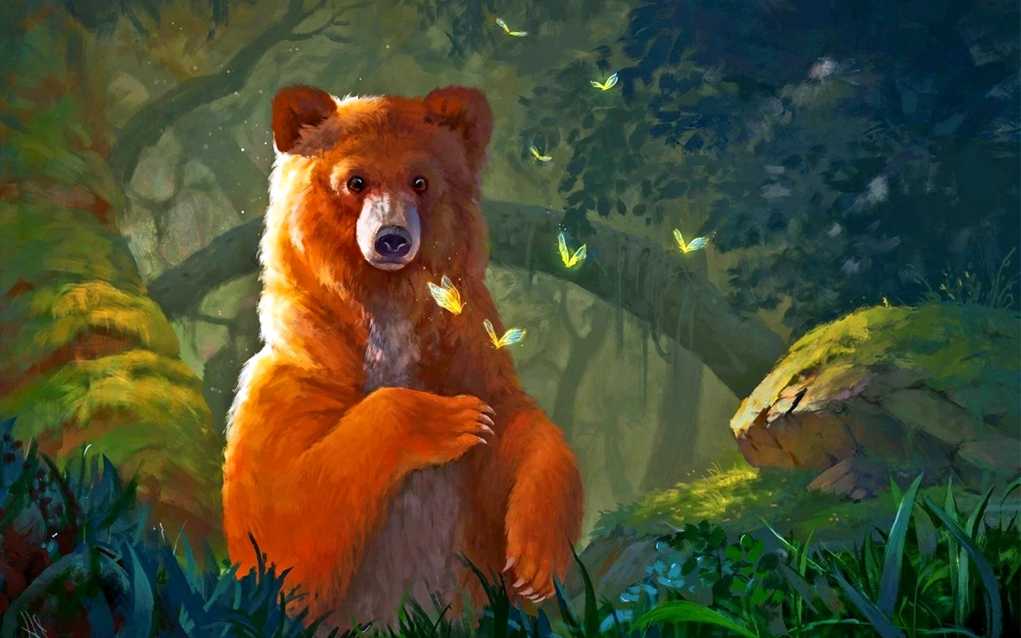 Медведь арт