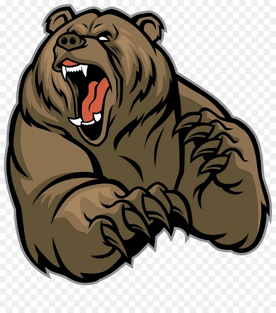 Медведь Гризли вектор