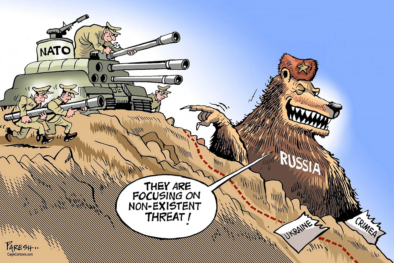 Медведь против НАТО