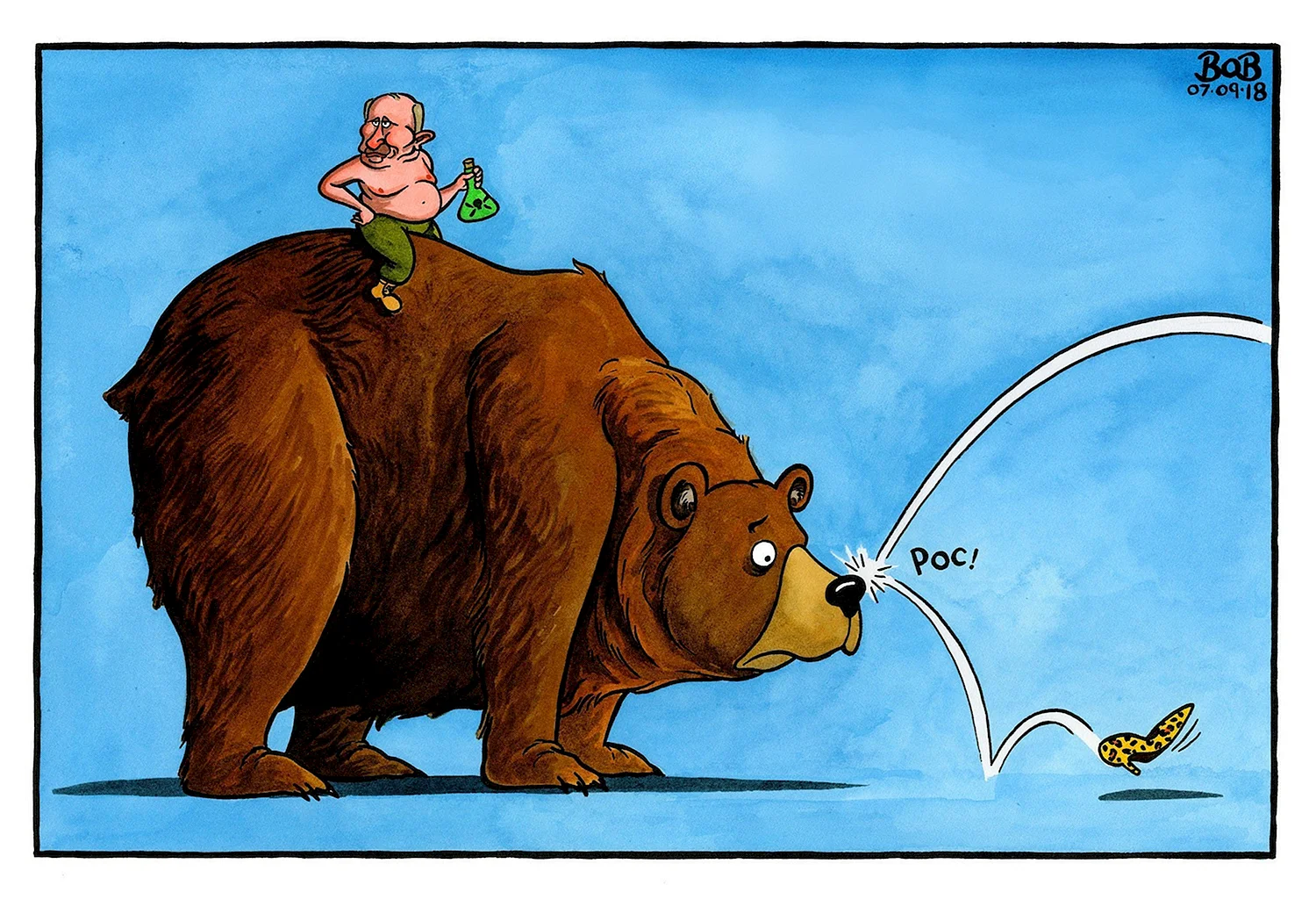 Медвежонок карикатура