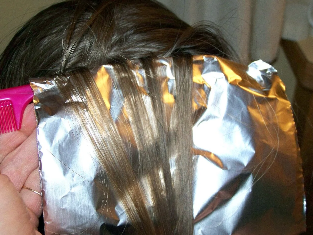 Мелирование через фольгу на короткие волосы