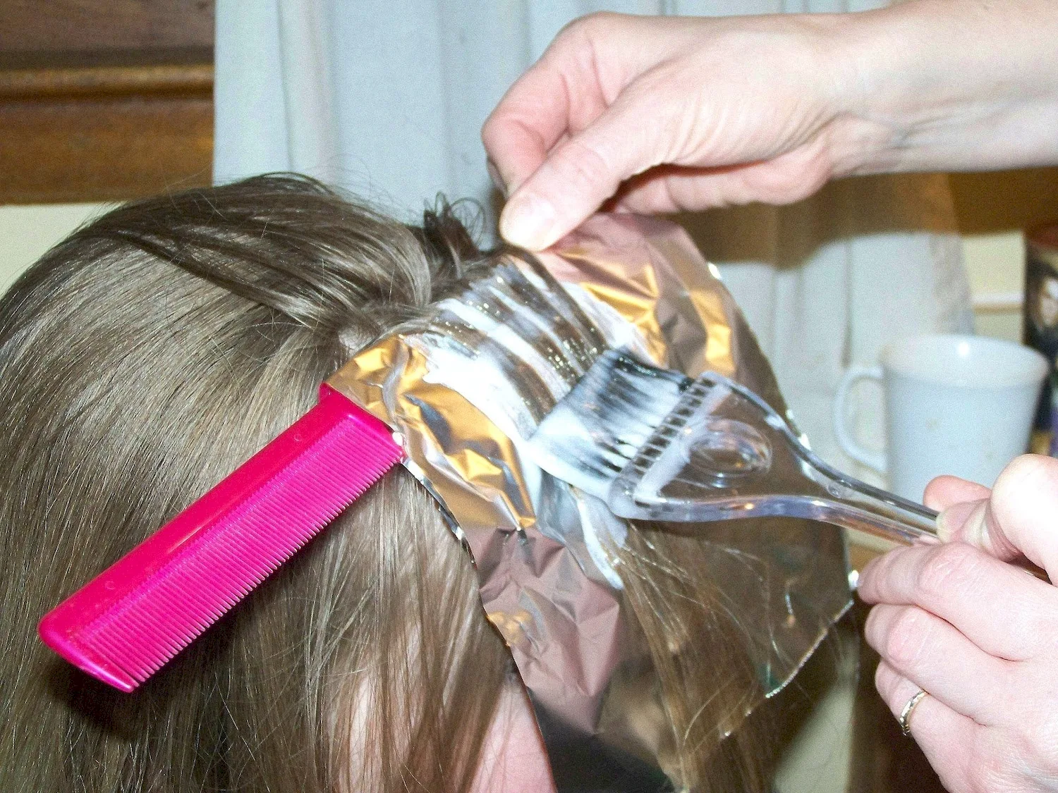 Мелирование волос в домашних условиях фольгой