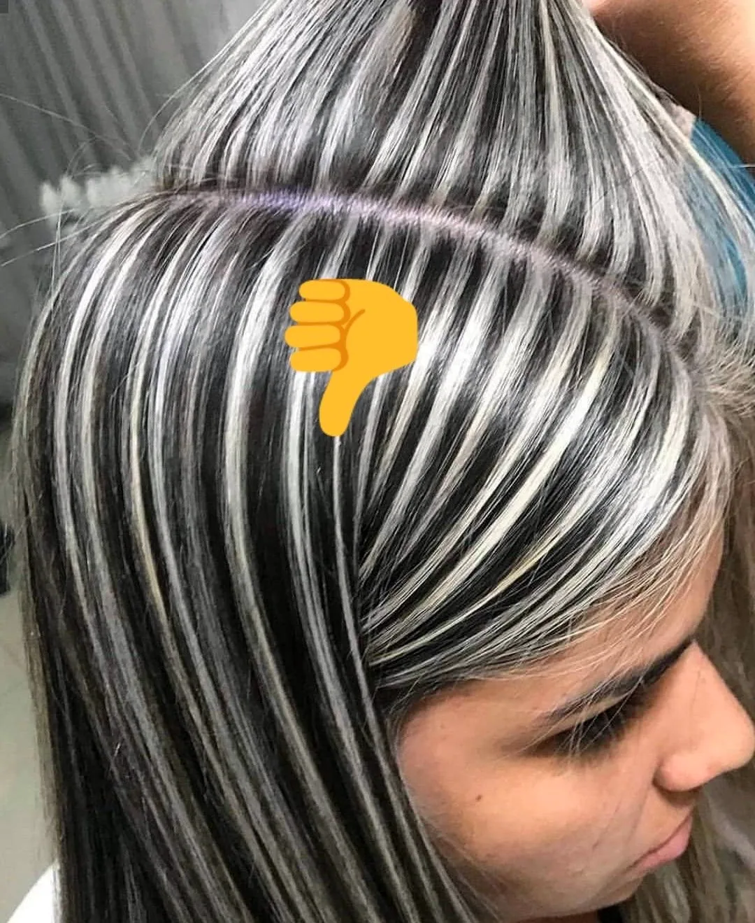 Мелирование Зебра