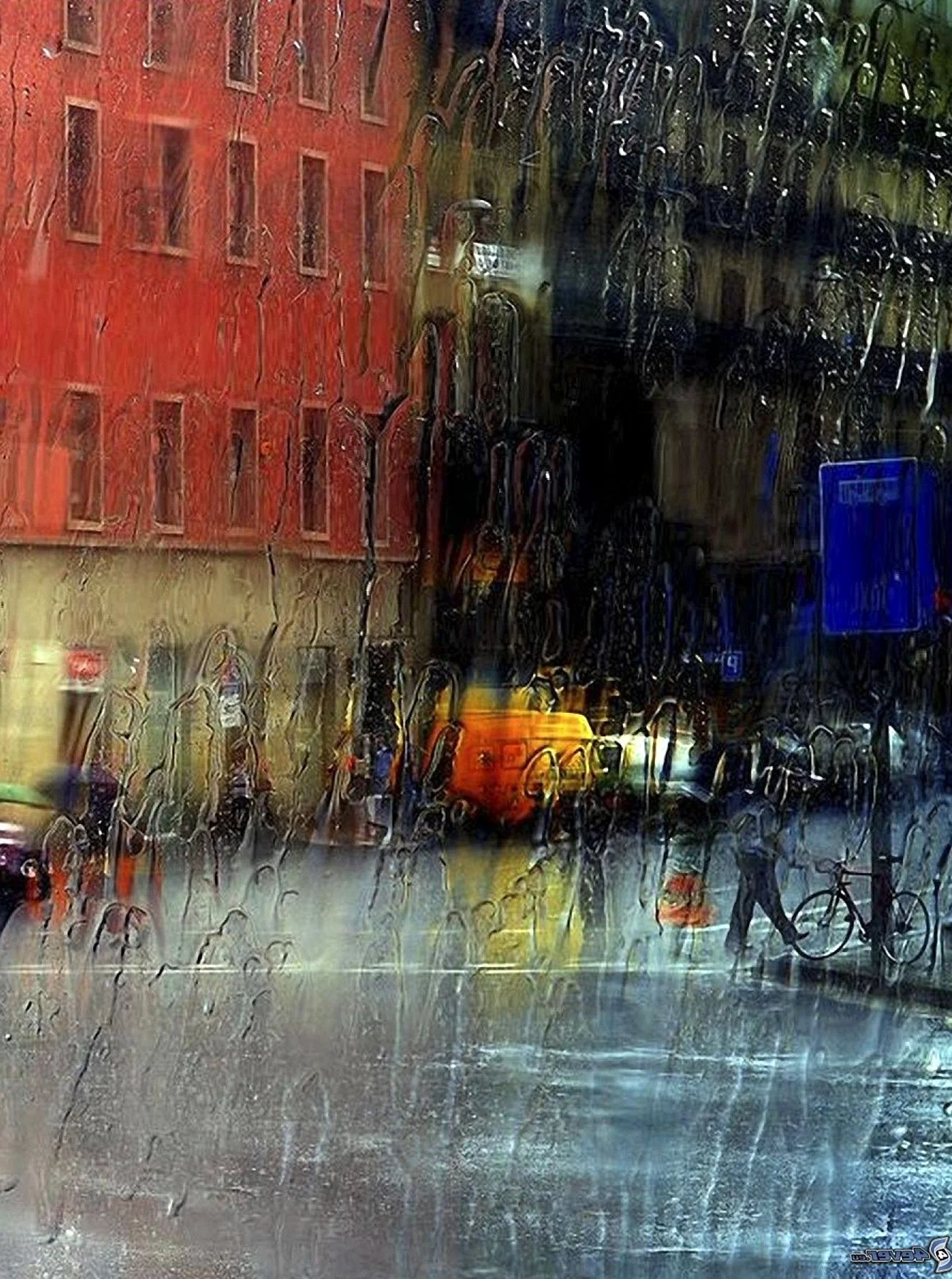 Абстрактный дождь (59 фото)