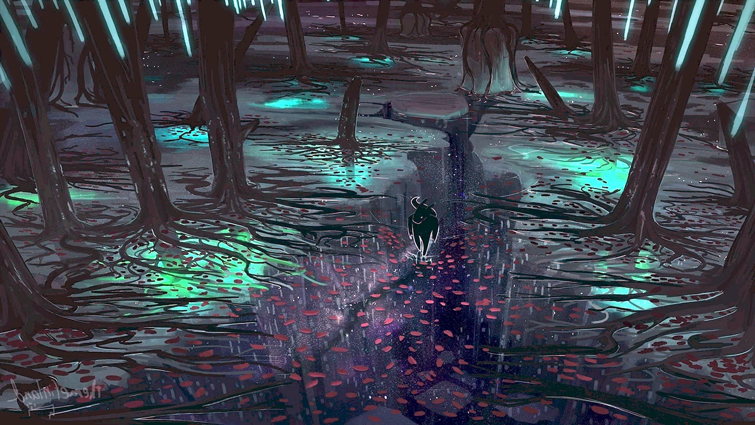 Мертвый лес аниме