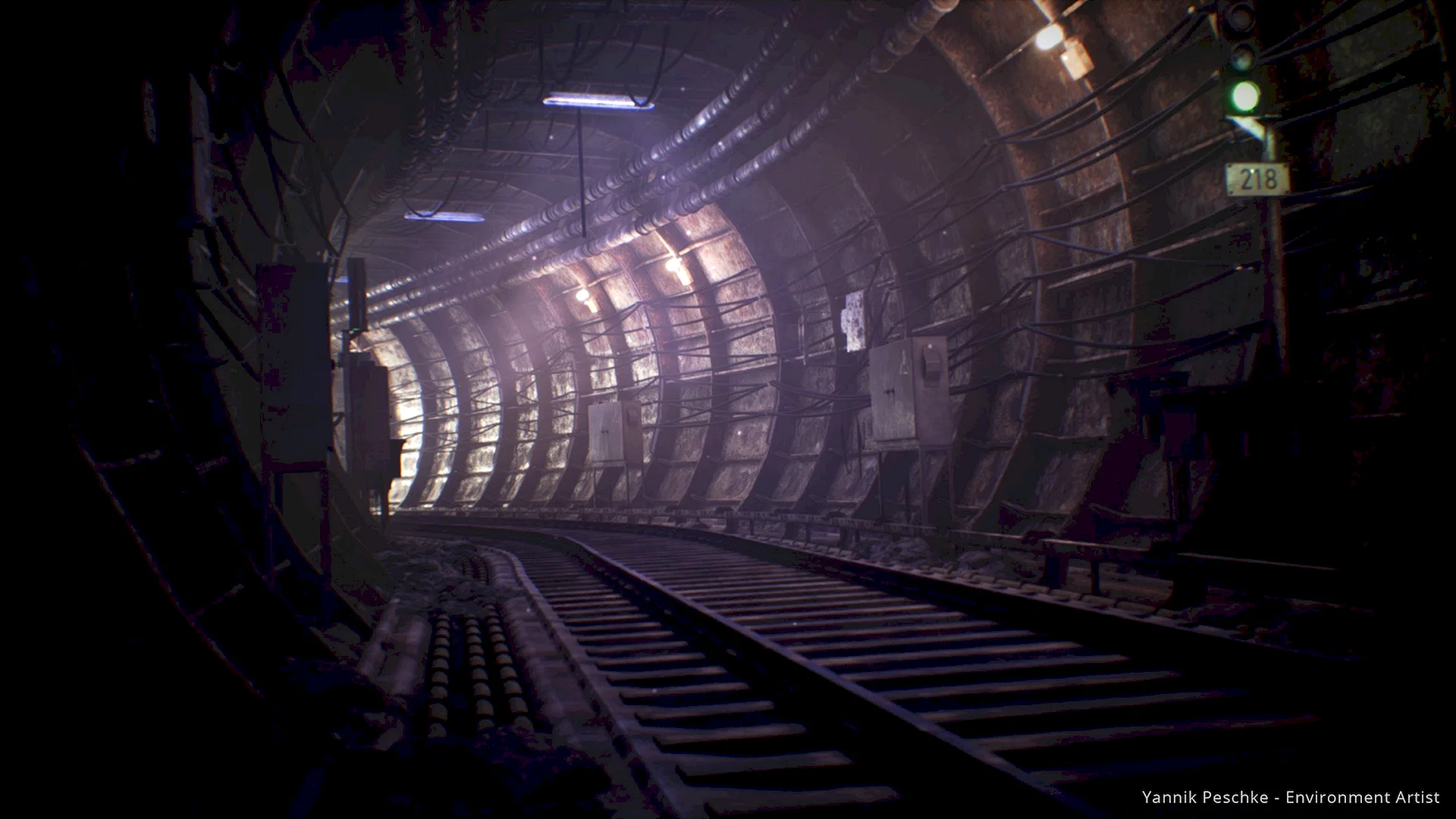 Metro 2033 туннель