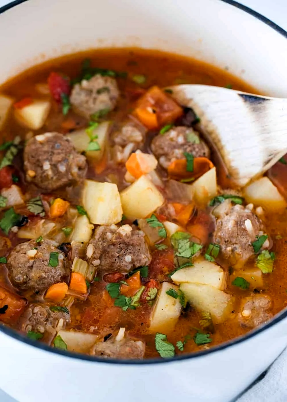 Mexican Meatball Soup