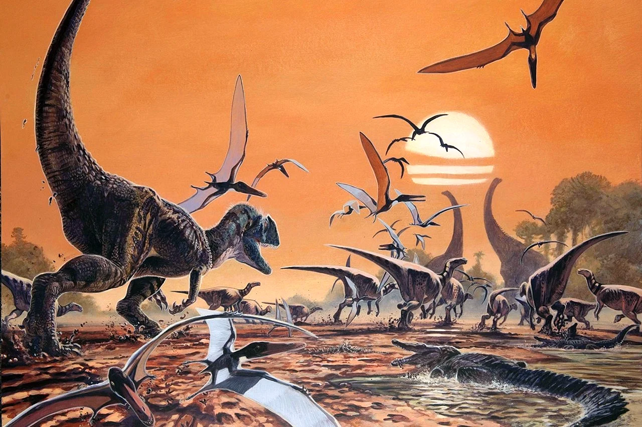Мезозойская Эра вымирание динозавров