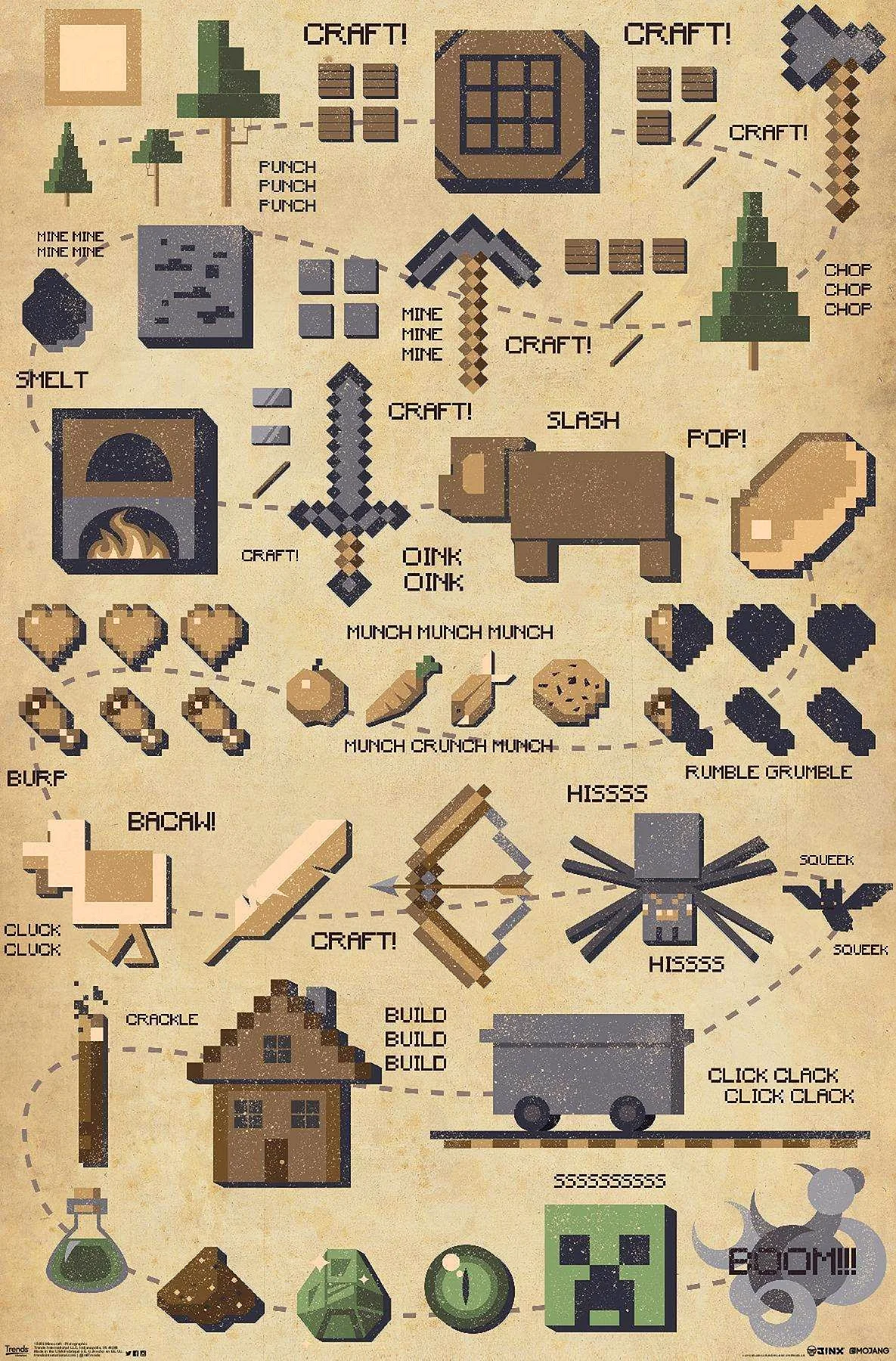 Minecraft плакат