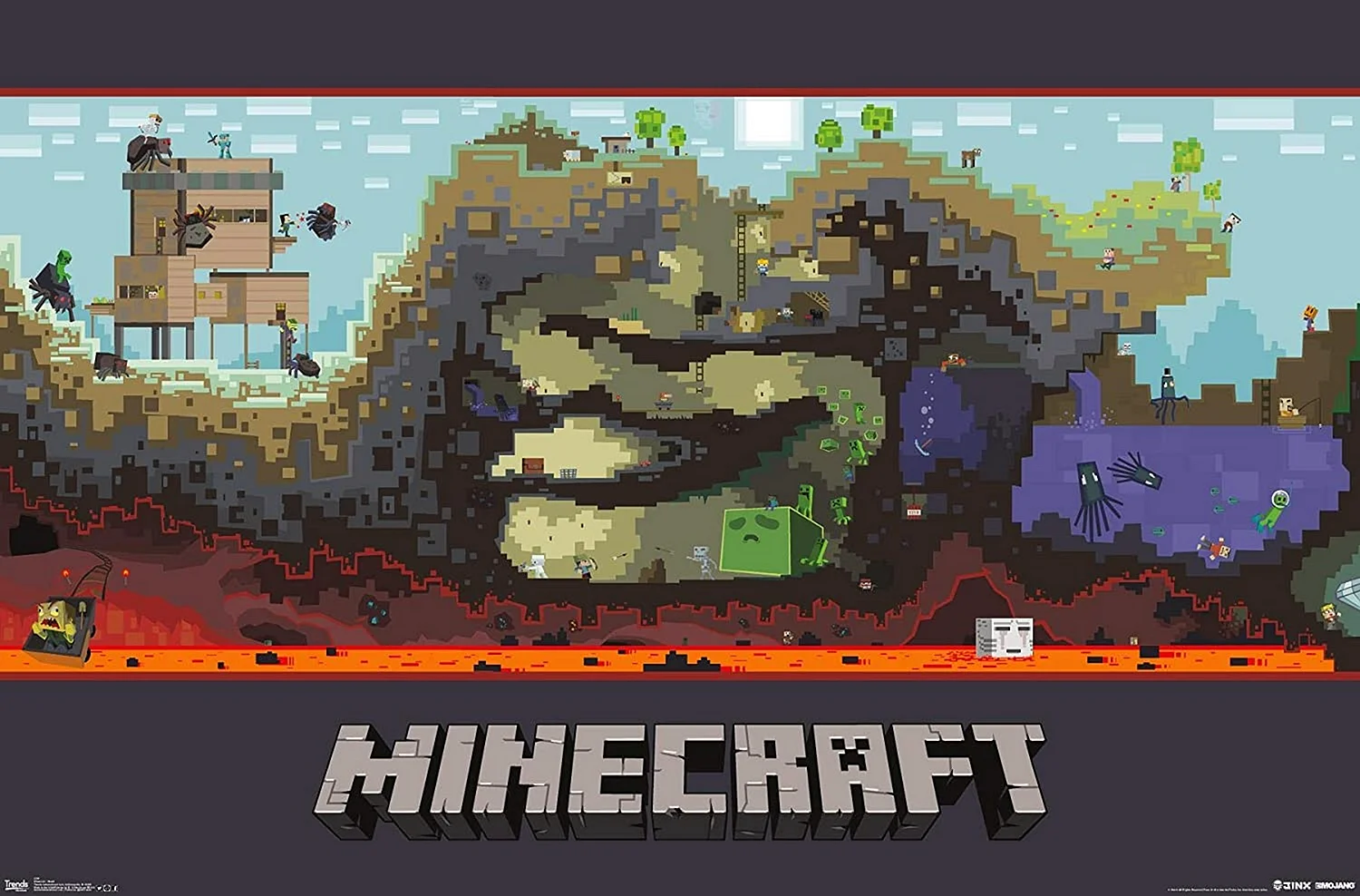 Minecraft плакат